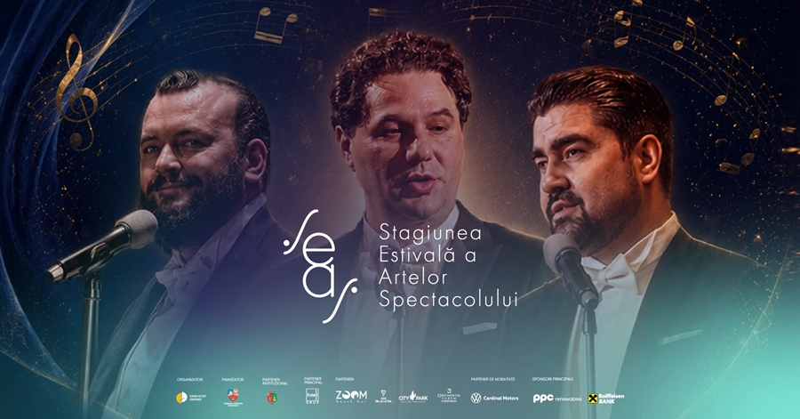 “3 Tenori Ieșeni” aduc magia operei pe scena Teatrului de Vară “Soveja”