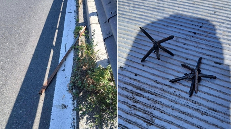 Pe Autostrada A2 au fost identificate obiecte metalice ce ar putea pune în pericol participanții la trafic!