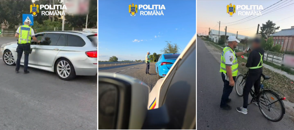 Numai într-o zi, 8 permise reținute și amenzi de peste 22.000 lei, aplicate de polițiștii Serviciului Rutier Brăila