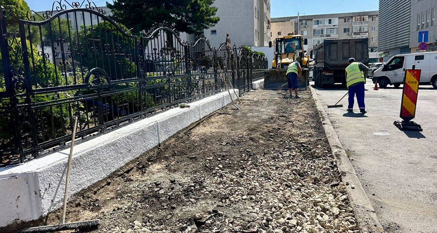 Au fost demarate lucrări de reabilitare pe două străzi din Municipiul Constanța