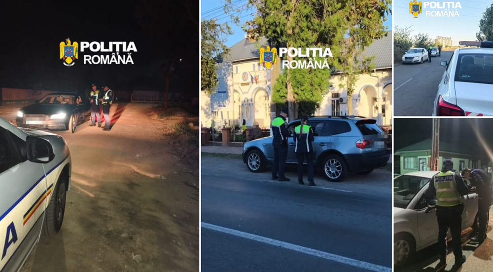 Razie de amploare a polițiștilor brăileni. Au fost legitimate 370 de persoane și aplicate amenzi în valoare de peste 27.600 de lei