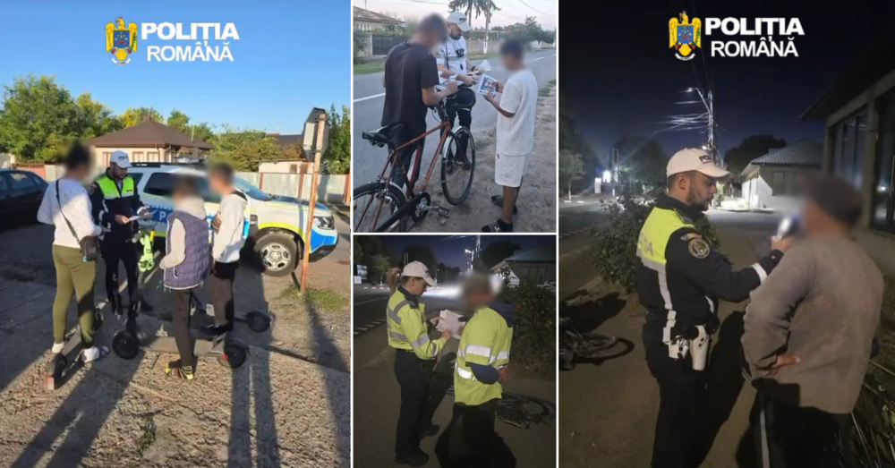 Participanții la traficul pe două roți în vizorul polițiștilor. 114 sancțiuni aplicate în doar patru zile